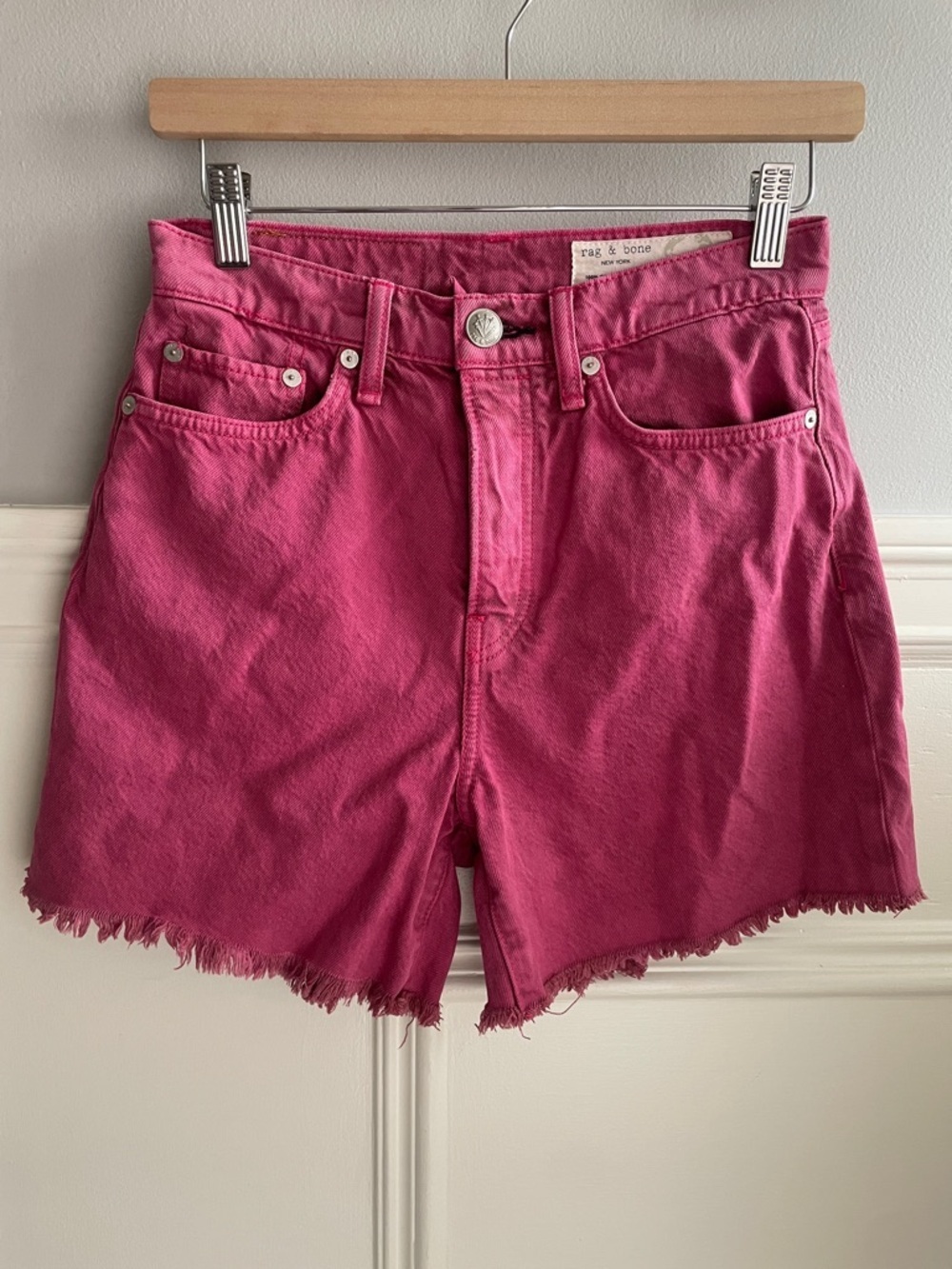 Rag & Bone Pink denim shorts - size 25